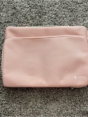 tomtoc Pink Laptop Sleeve - Protective Carry Case